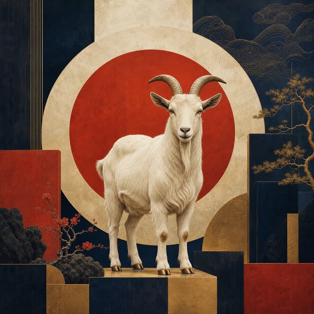 Goat in the Contemporary Seal Gallery visual style