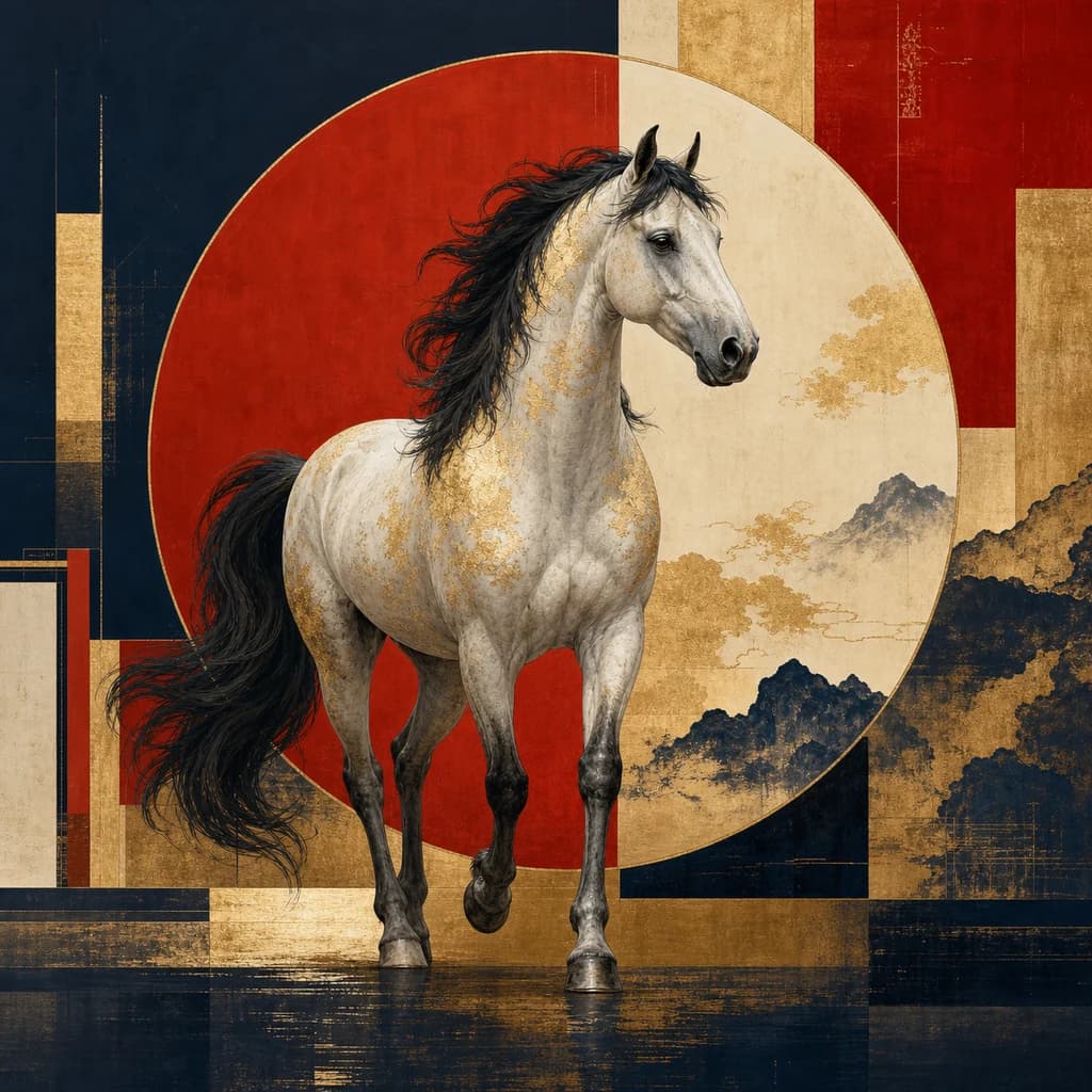 Horse in the Contemporary Seal Gallery visual style