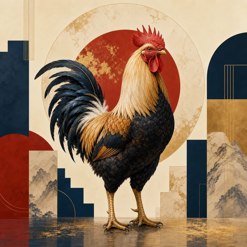 Rooster in the Contemporary Seal Gallery visual style