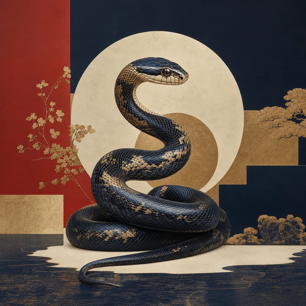 Snake in the Contemporary Seal Gallery visual style